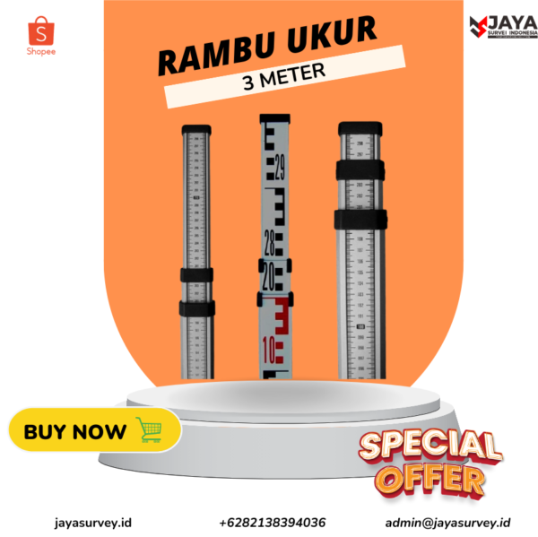 Rambu ukur 3 Meter